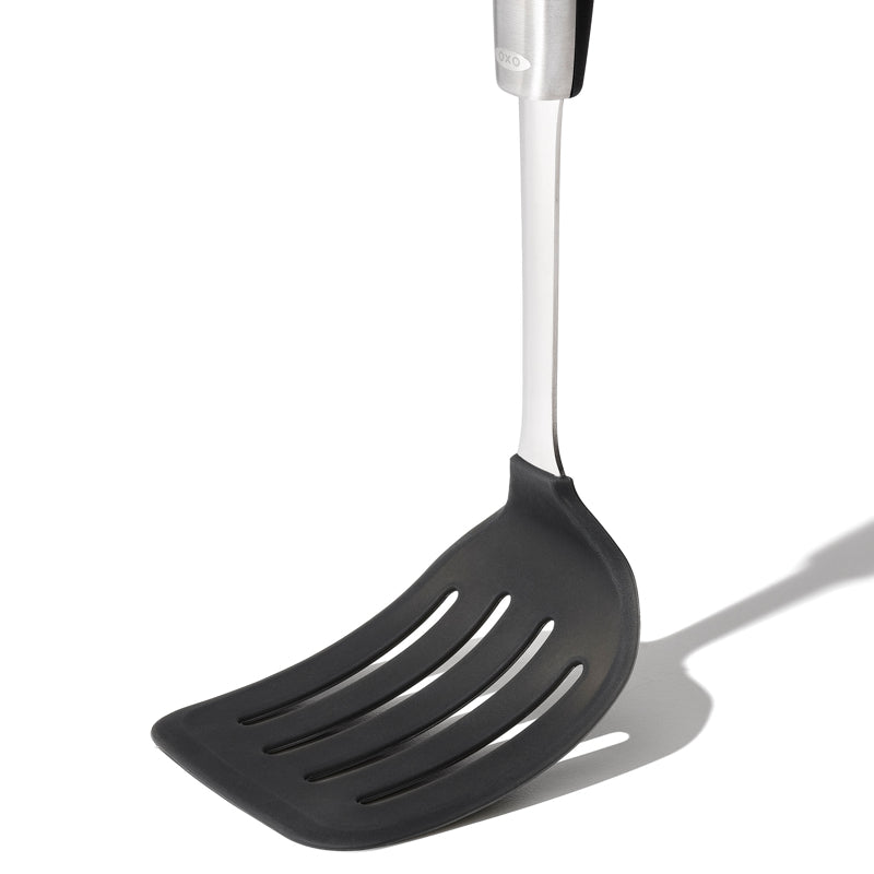 OXO Steel Slotted Silicone Turner