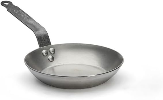De Buyer Carbone Plus Lyonnaise Steel Fry Pan – 20 cm / 7.8 Inch