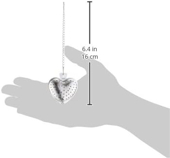 Fox Run Heart Tea Infuser – Set of 2 Stainless Steel by Kitchen Niche