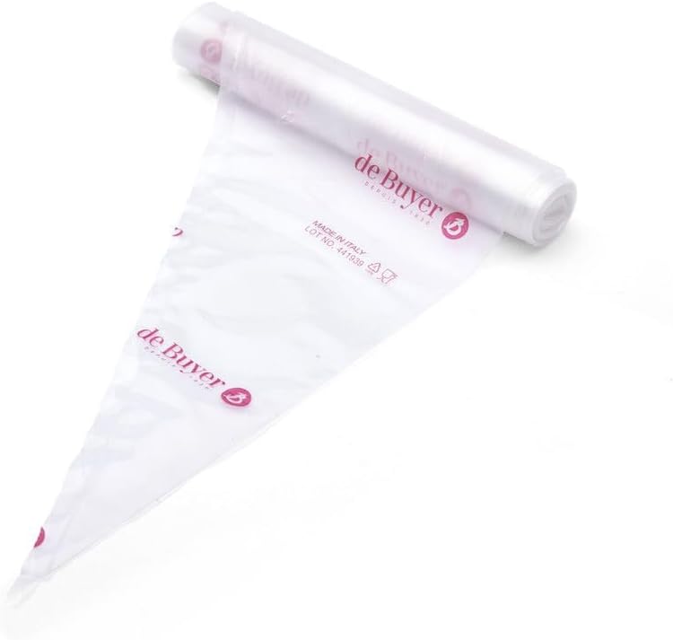 De Buyer Disposable Pastry Bags – 40 x 40 cm – Roll of 20