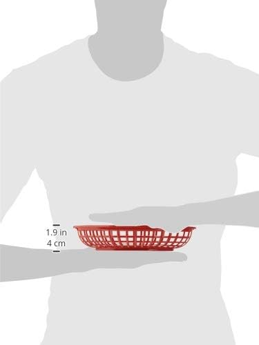 Outset Red Pub Food Baskets – Set of 6
