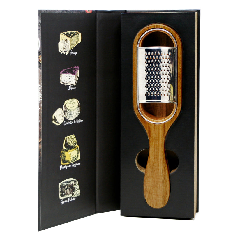 Natural Living Acacia Wood Cheese Grater Set