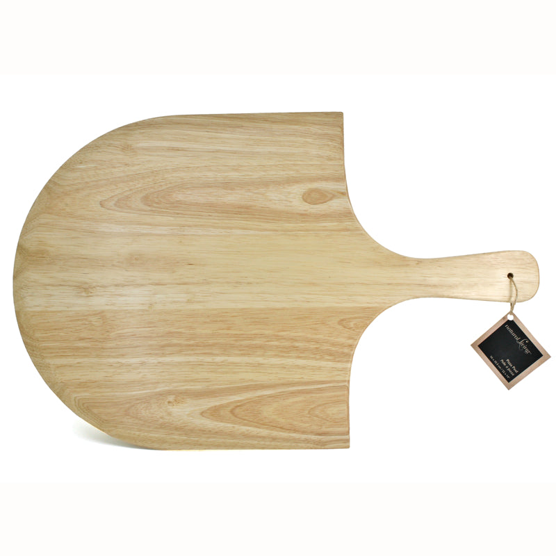 Natural Living Acacia Wood Pizza Paddle – 22" x 14"
