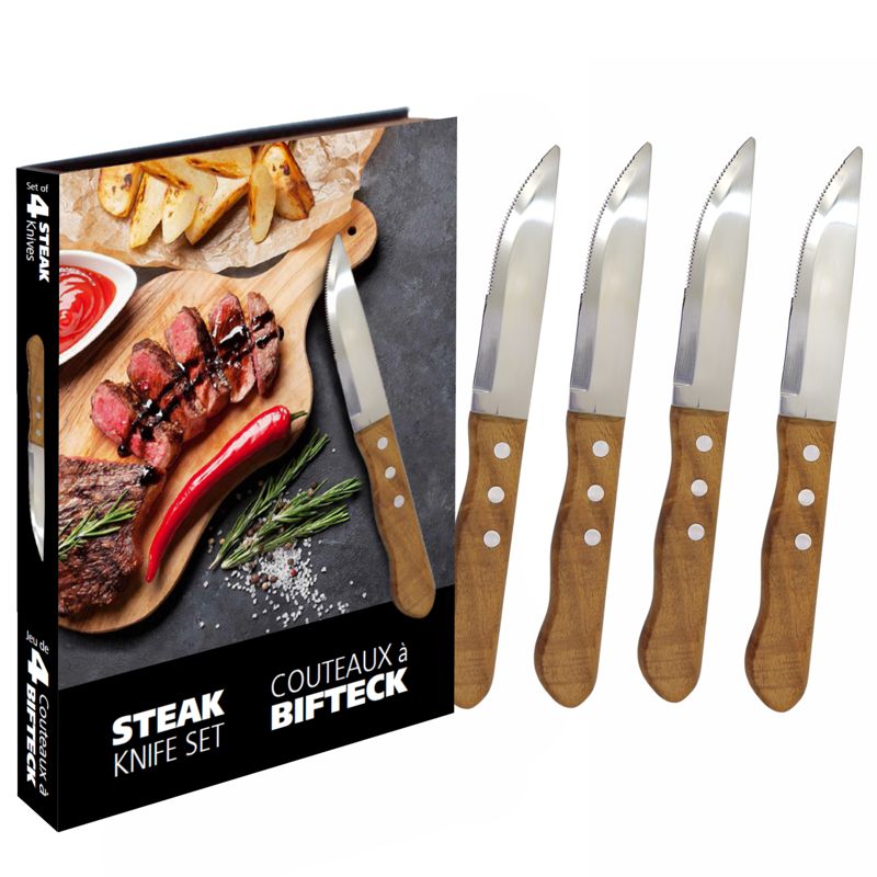 Natural Living Steak Knife Set of 4