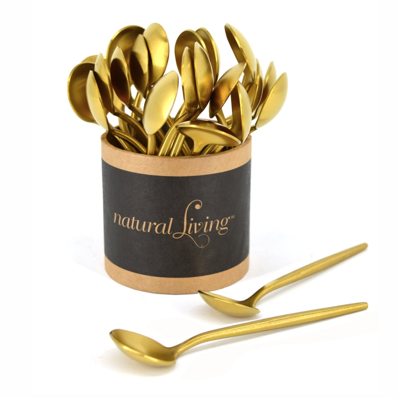 Natural Living Small Gold Spoon