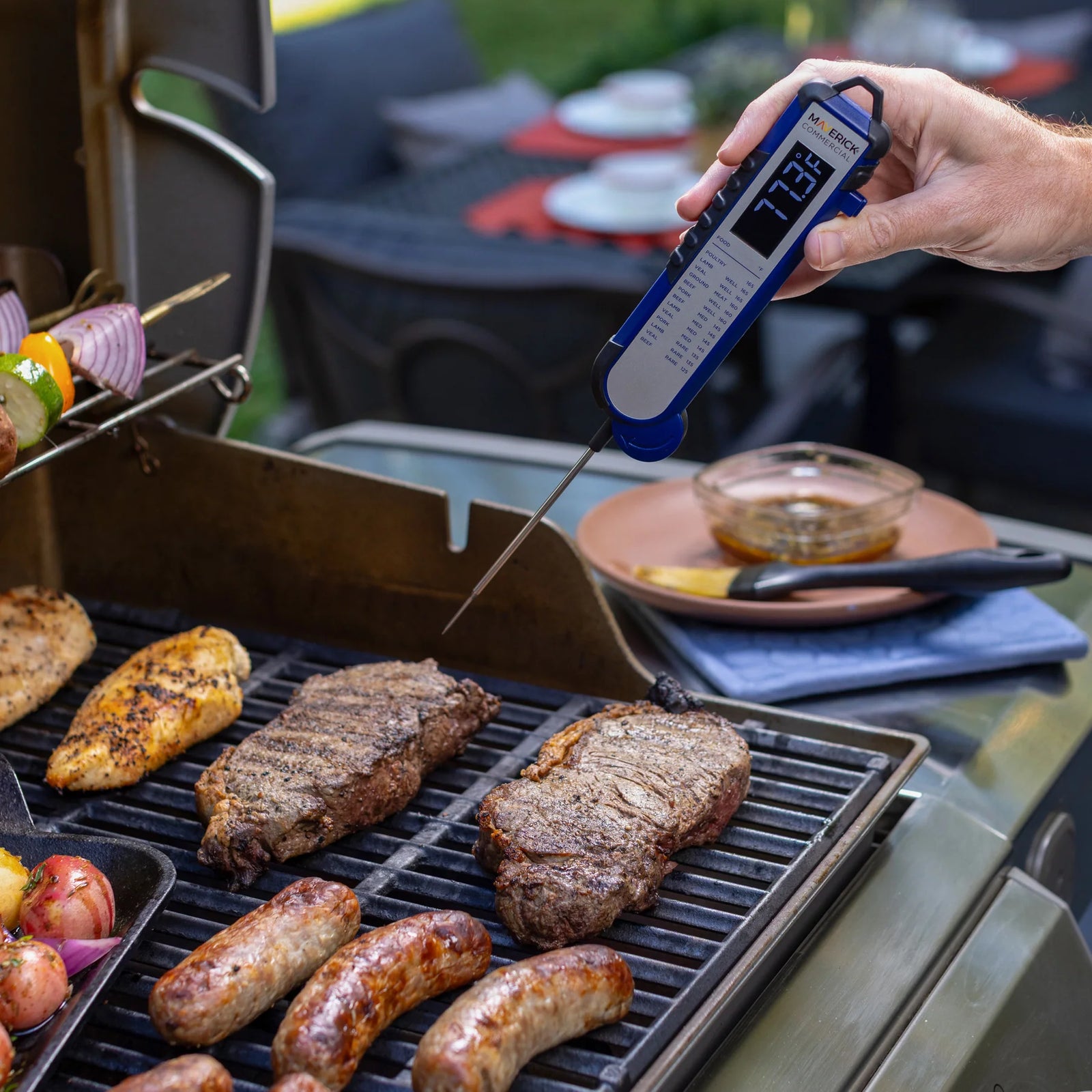 Maverick Pro-Temp Professional Thermocouple Thermometer - Blue