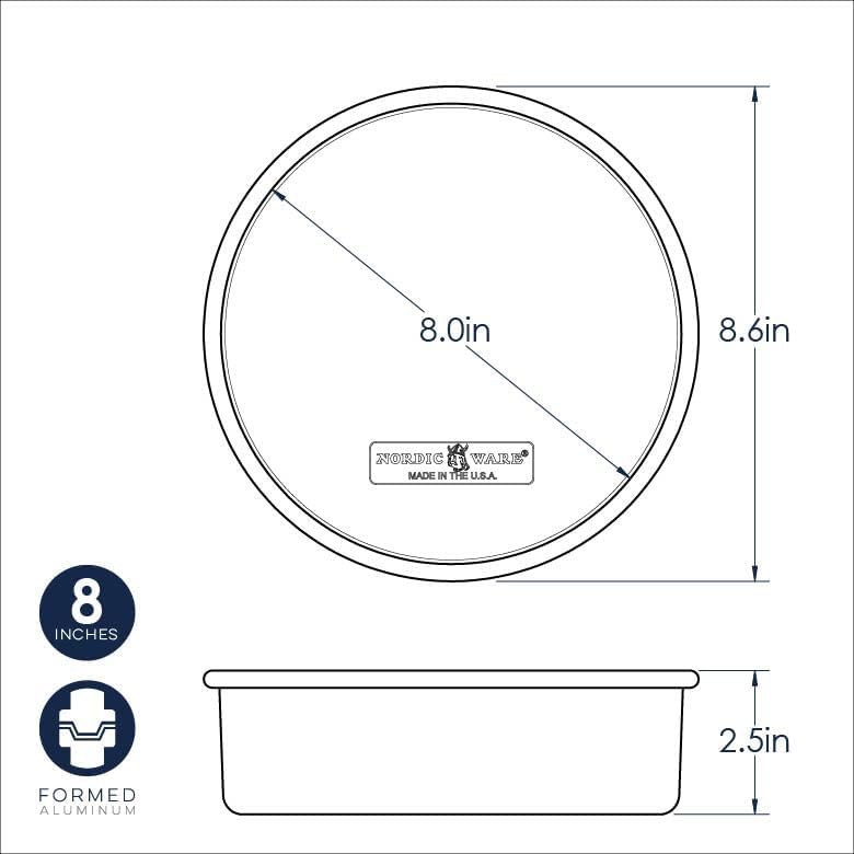 Nordic Ware 8" Round Layer Cake Pan