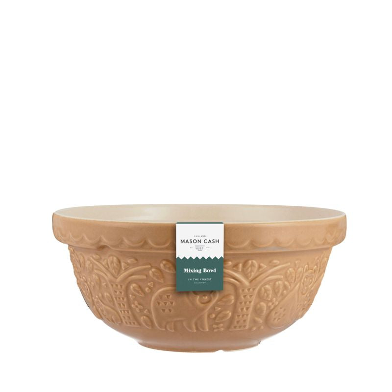 Mason Cash Forest Mixing Bowl 9.75-Inch Beige