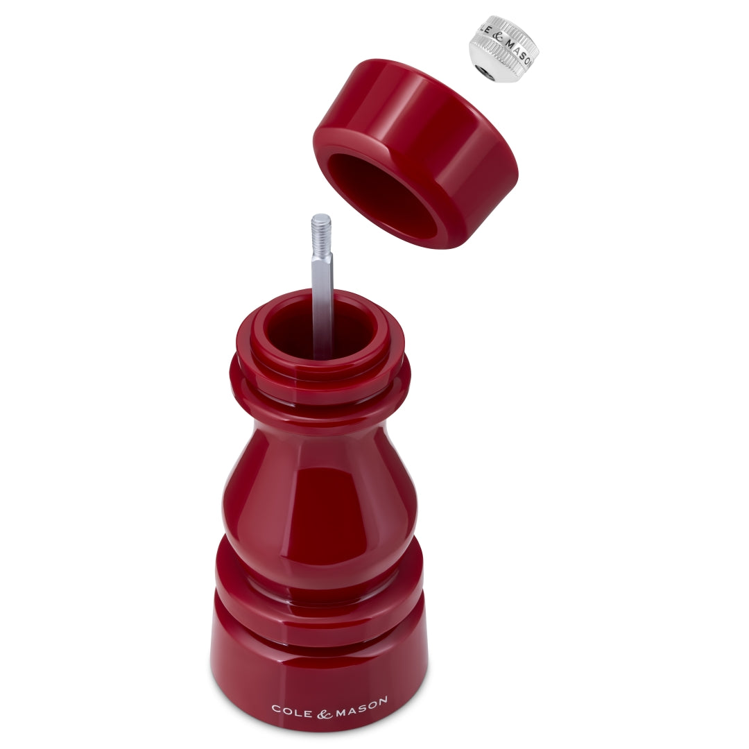 Cole & Mason London Salt Mill – Red Acrylic