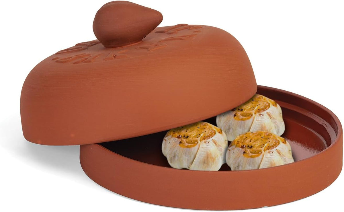 Fox Run 7" Terra Cotta Garlic Baker