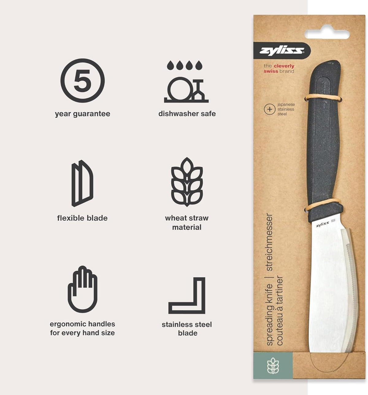 Zyliss Spreading Knife – 4.5" / 11 cm