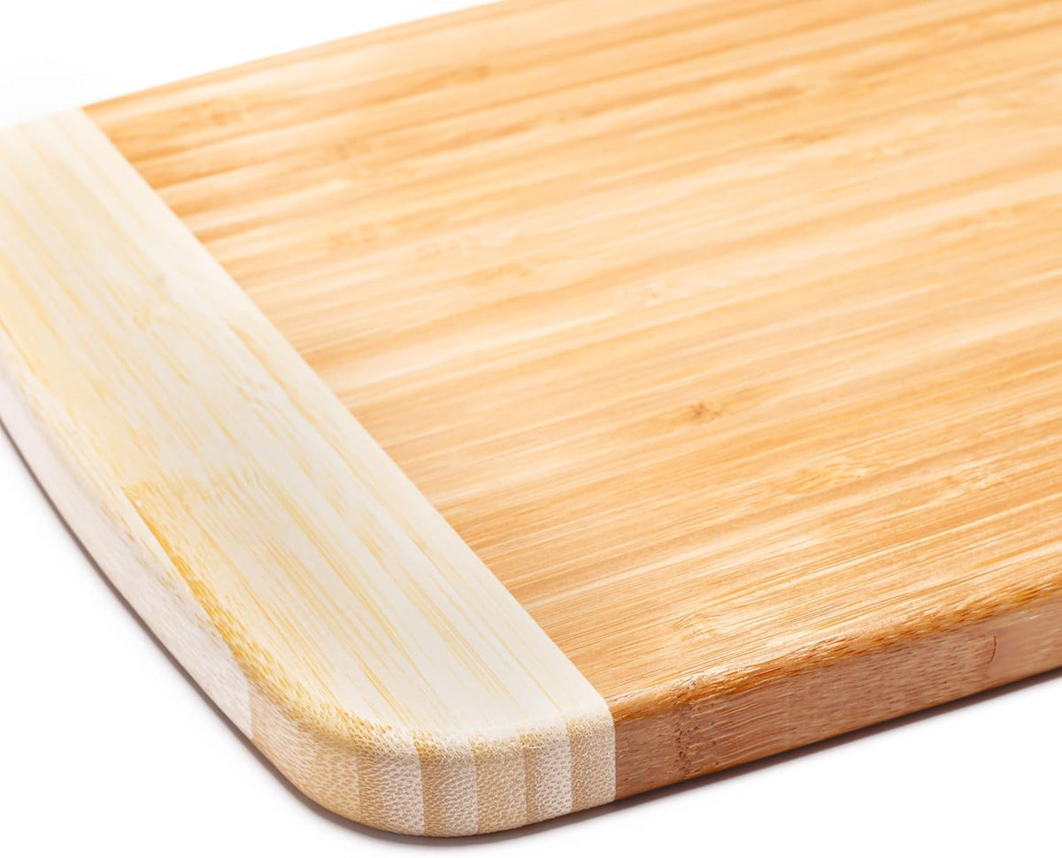 Joyce Chen Large Burnished Bamboo Cutting Board – 10 x 15"