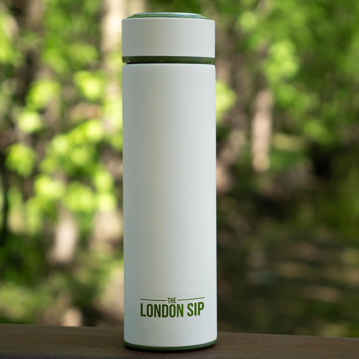London Sip Tea Infuser Bottle – Safari Beige – 16 oz