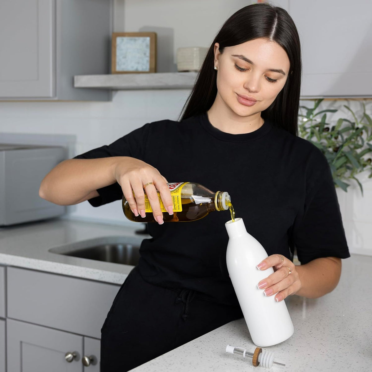 Fox Run Ceramic Oil Bottle 500ml