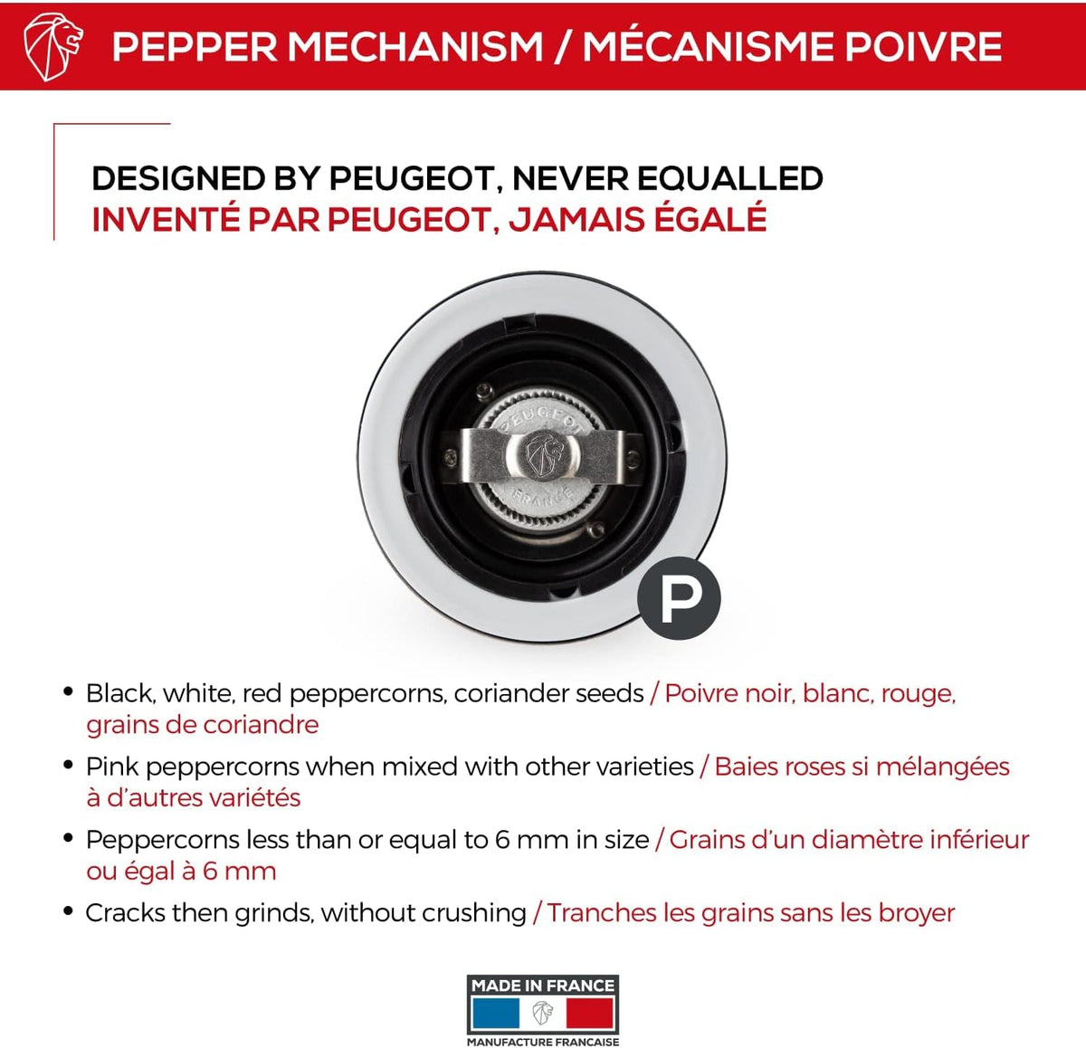 Peugeot Madras u'Select Pepper Mill – Chocolate – 21 cm