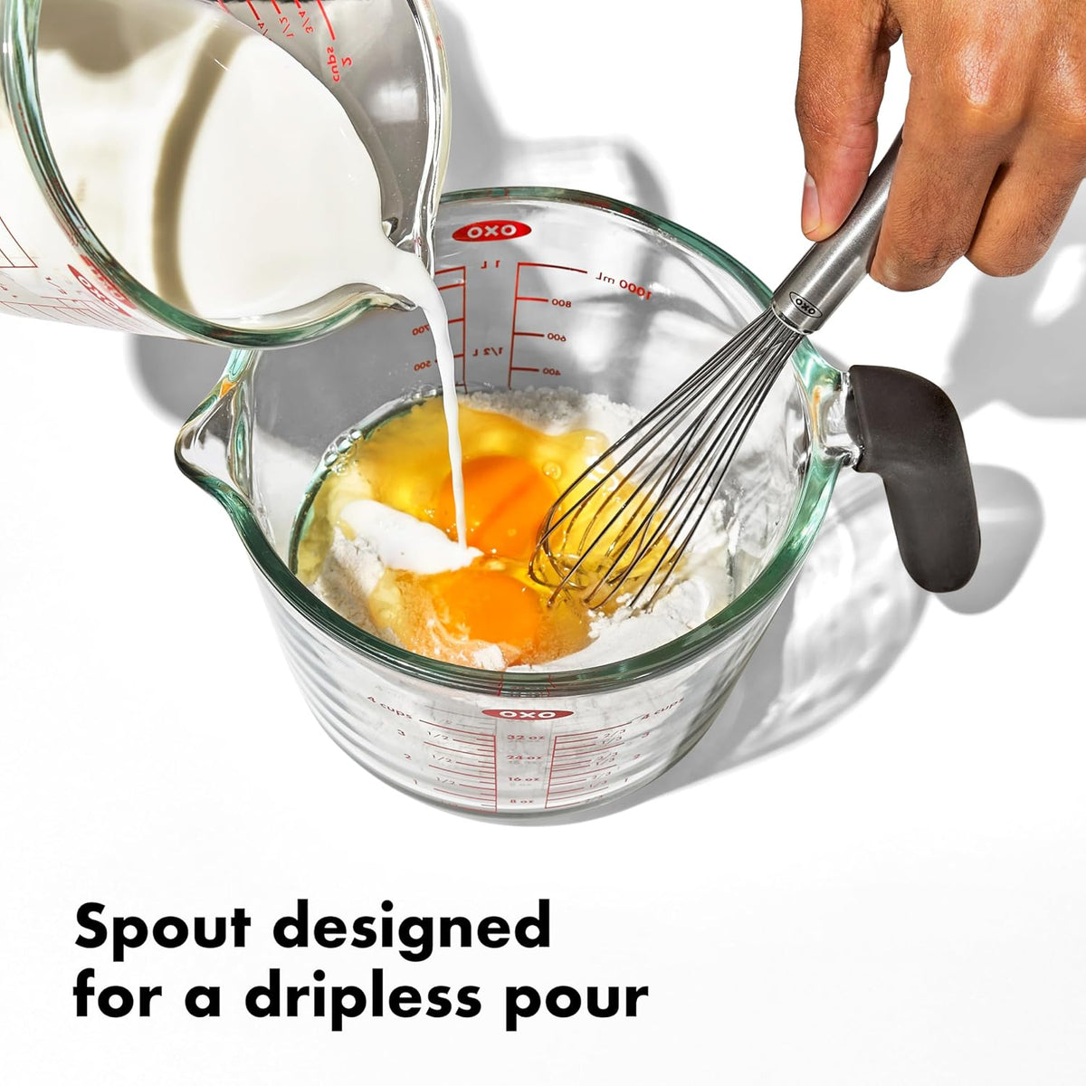 Oxo Good Grips Glass Measuring Cup With Lid 2-Cup