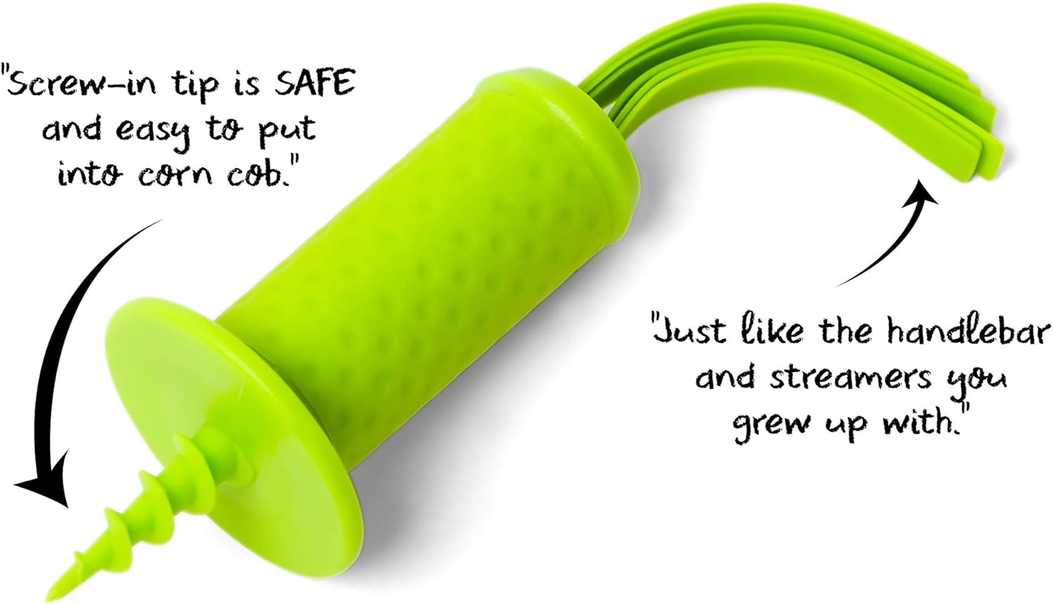 Outset Handlebar XL Corn Holders Green Set of 8