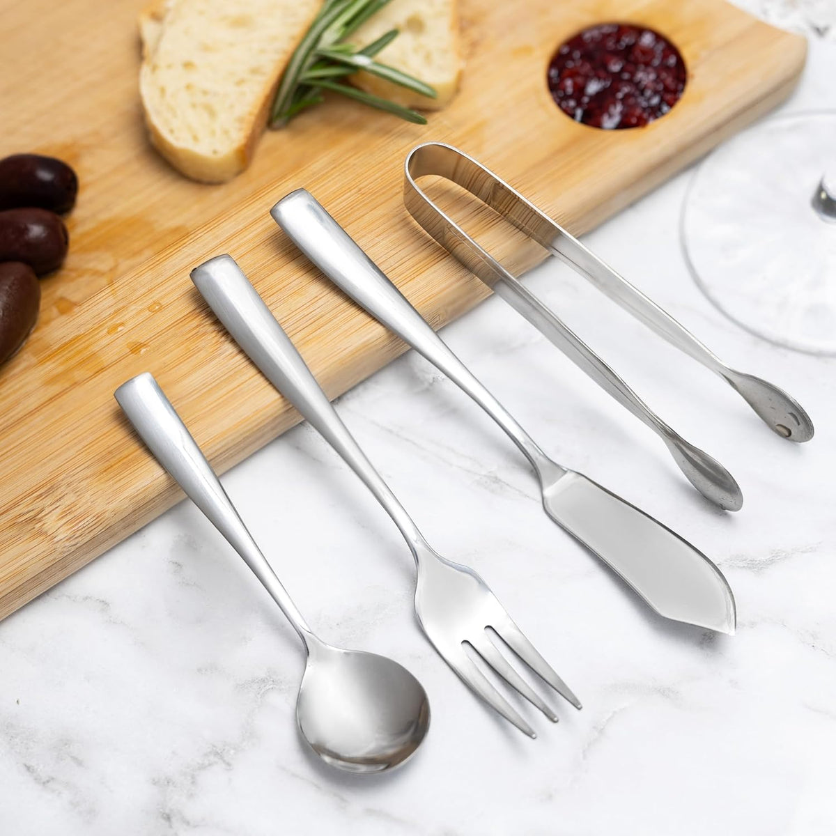 Ironwood Stainless Steel Charcuterie Serving Set