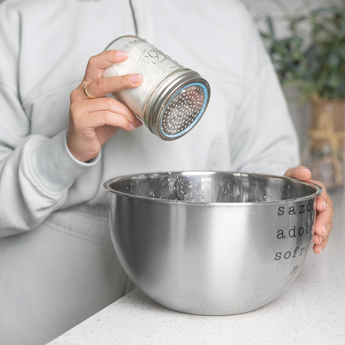 Jarware Sifter and Dispenser Lid Set