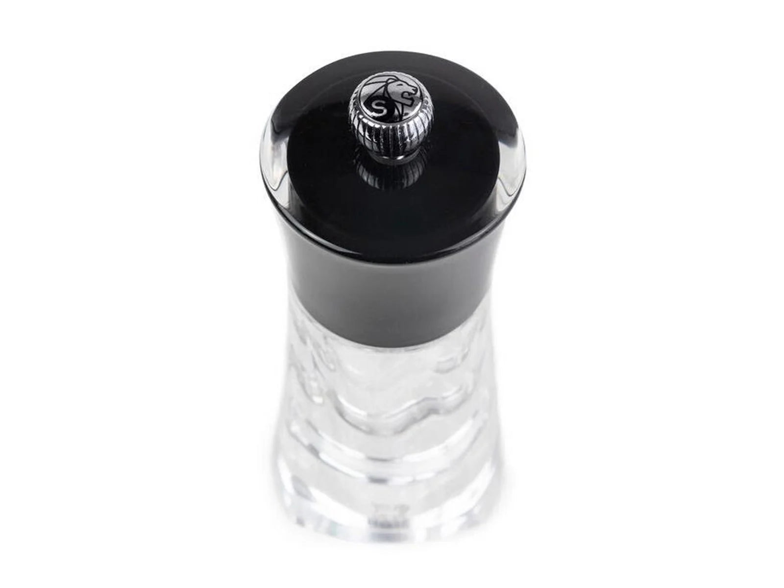 Peugeot Oléron/Molène Salt Mill – Black Acrylic – 12 cm