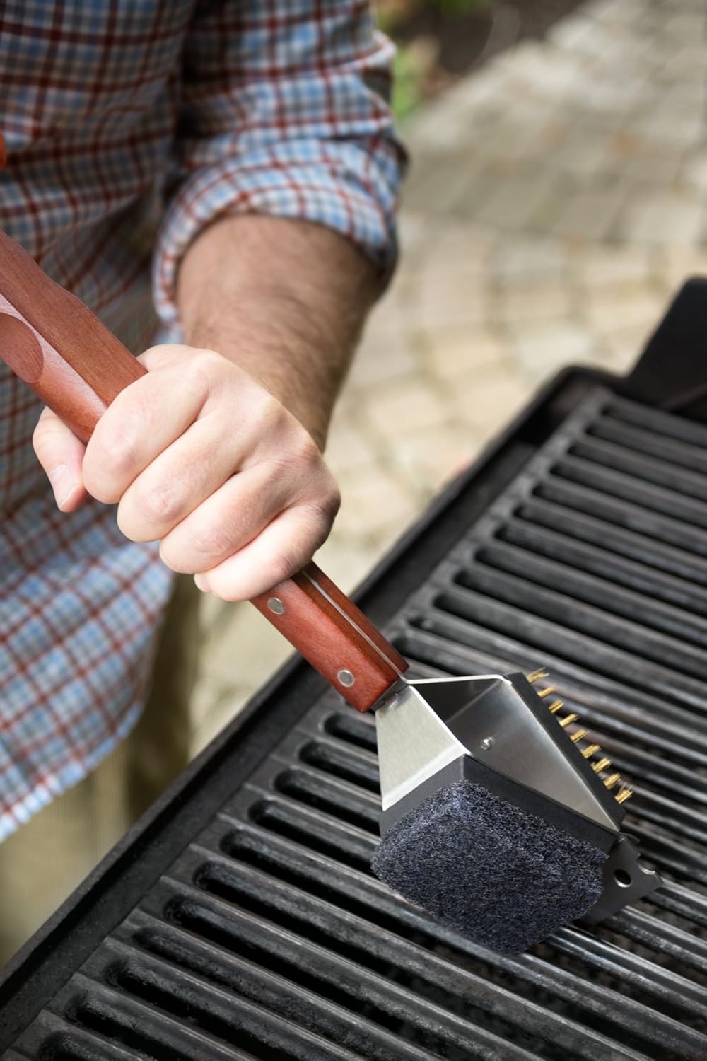 Outset Rosewood 3 in 1 Grill Brush