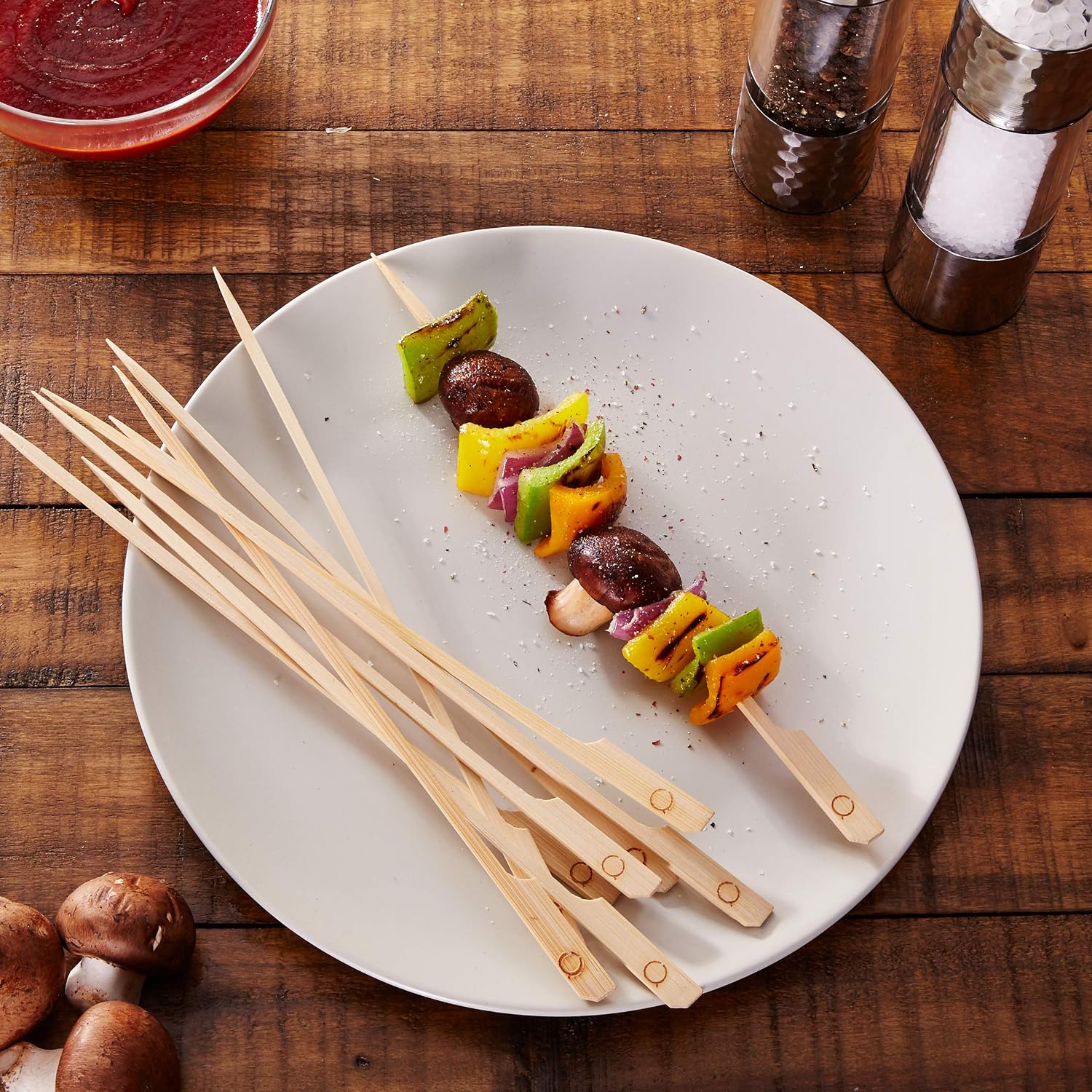 Outset Bamboo Paddle Skewers 10" Set of 25