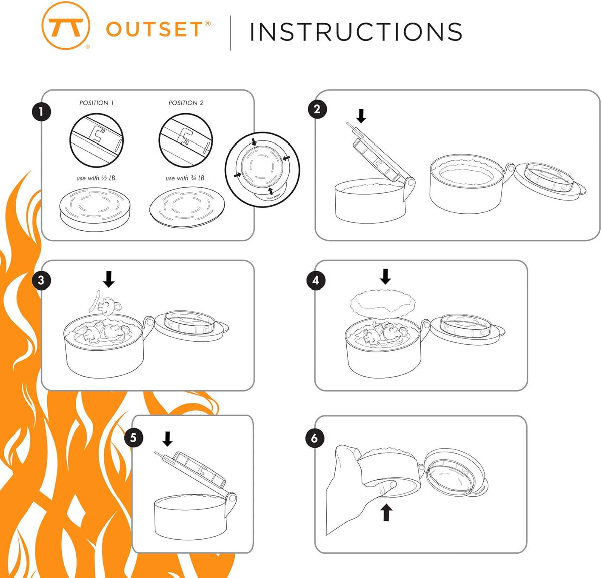 Outset Burger Stuffer