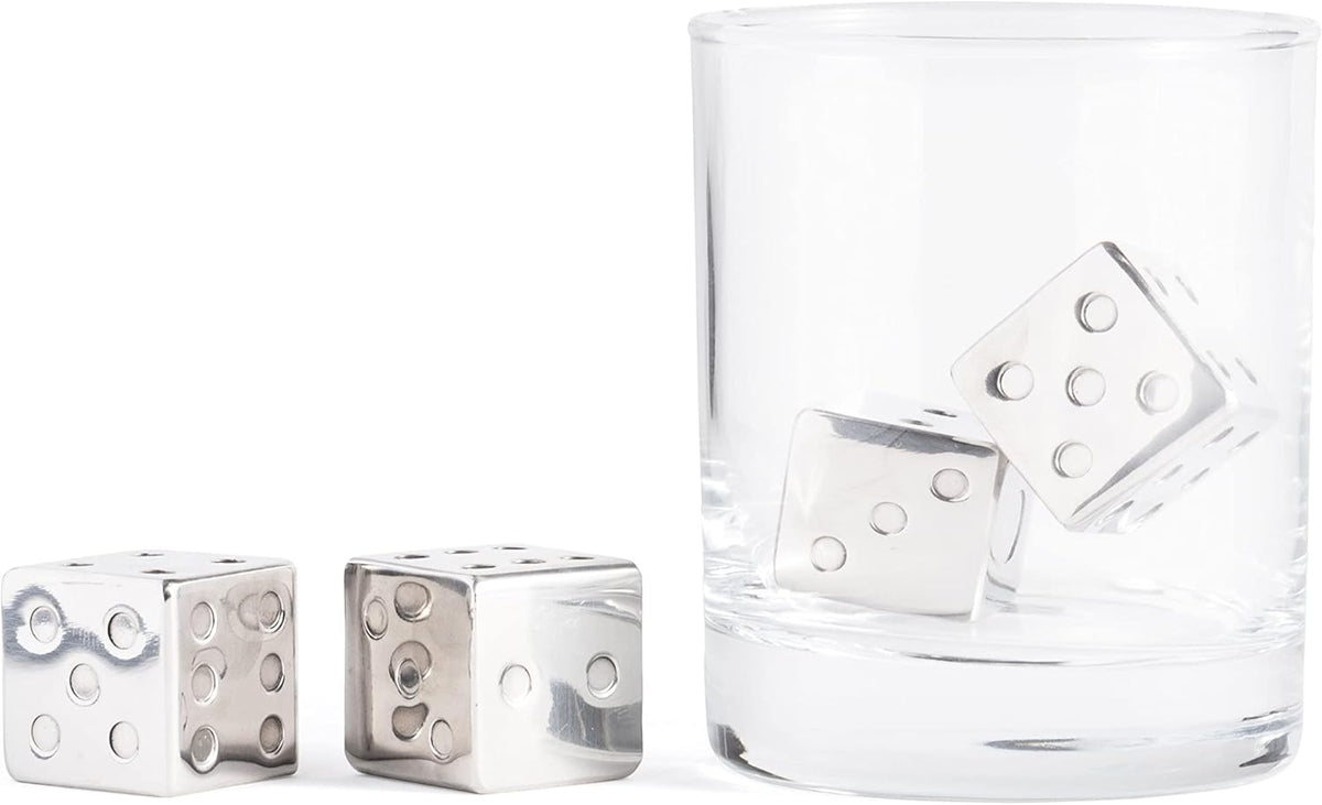 Outset Set of 4 Dice Whiskey Chillers