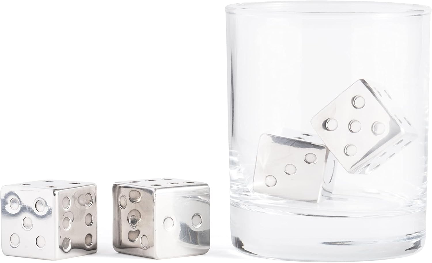 Outset Set of 4 Dice Whiskey Chillers