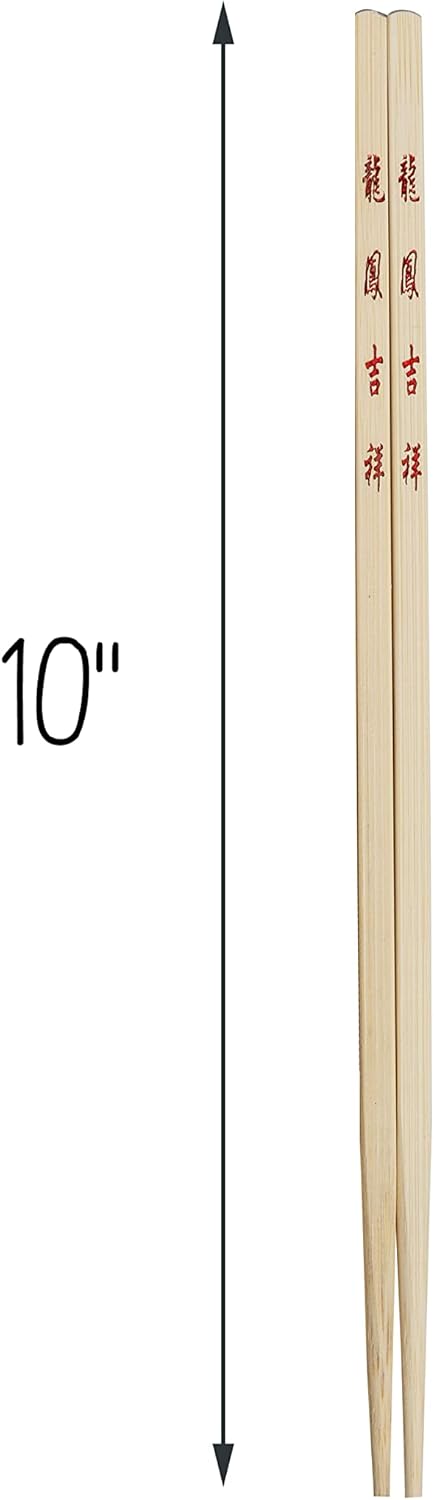 Joyce Chen Reusable Bamboo Chopsticks Set – 10 Pair