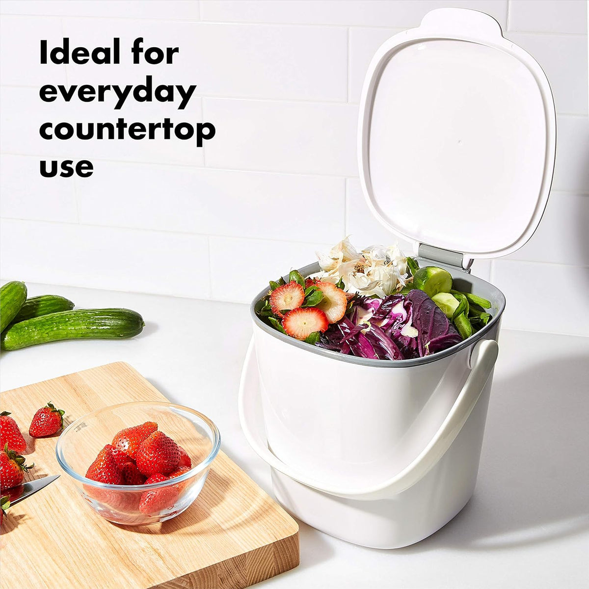 OXO Good Grips Compost Bin 2.8L White