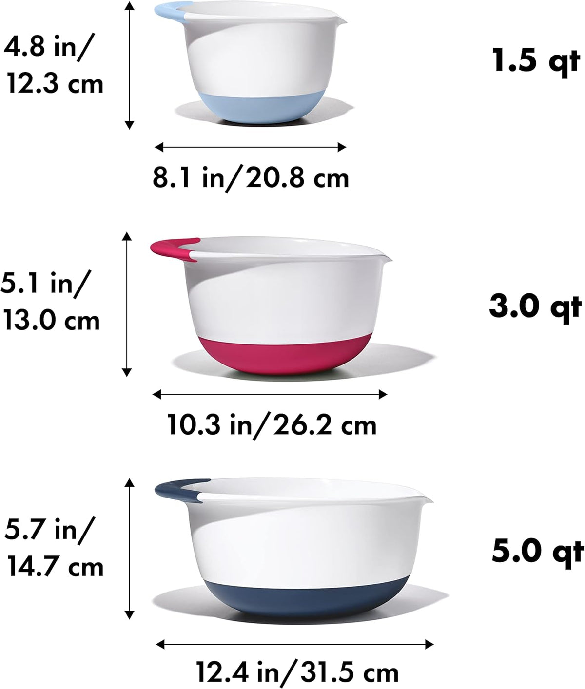 Oxo Good Grips Mixing Bowl Set of 3