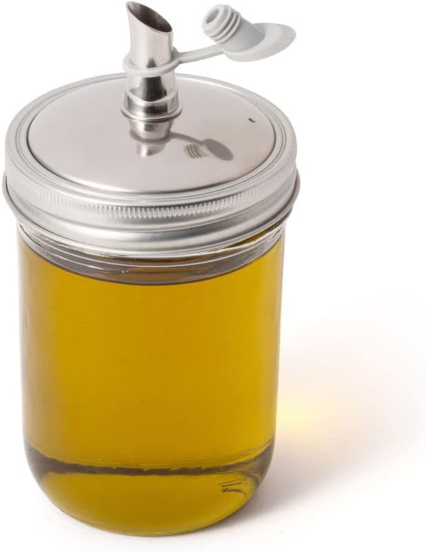 Jarware Stainless Steel Oil Cruet Lid