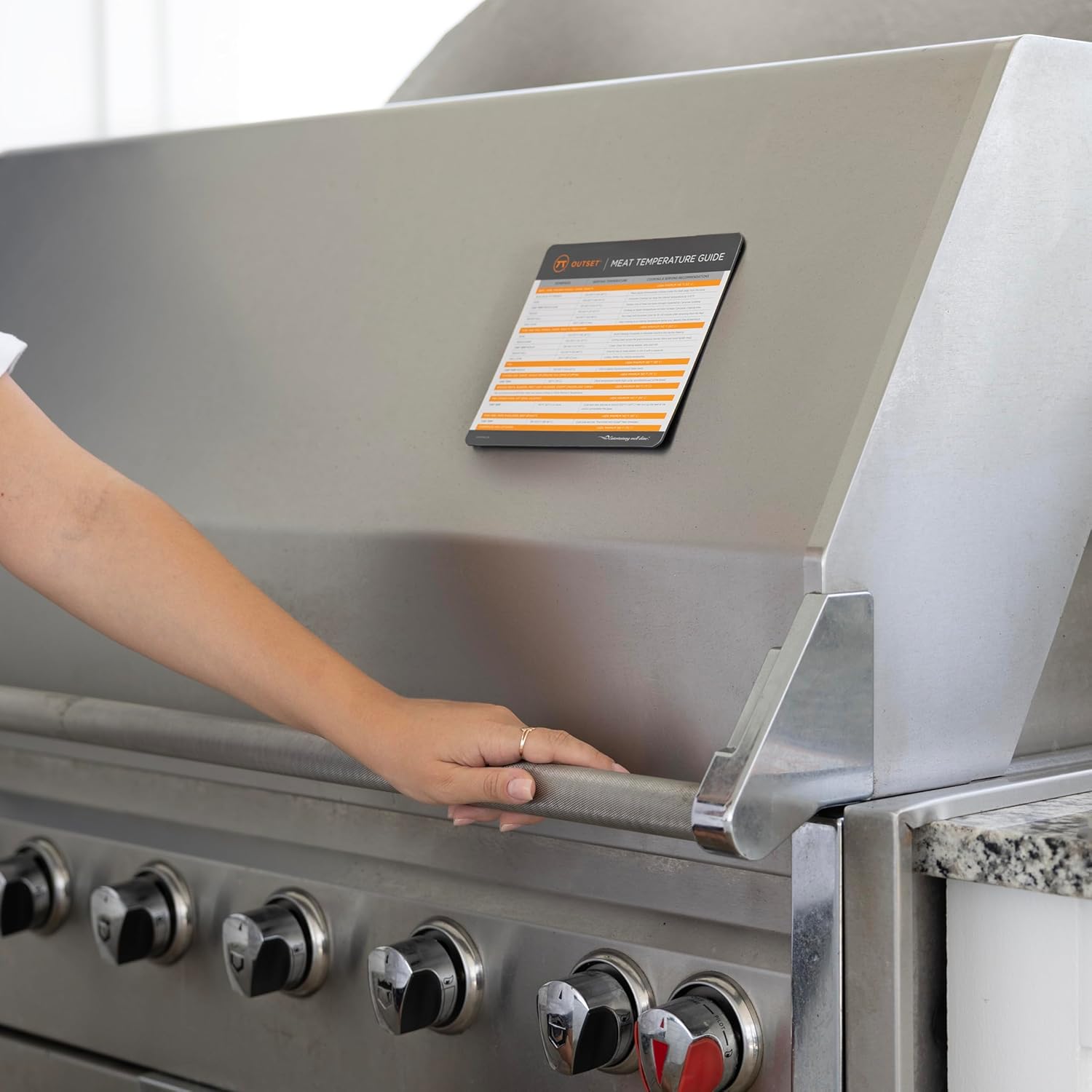 Outset Meat Temperature Chart Grill Magnet