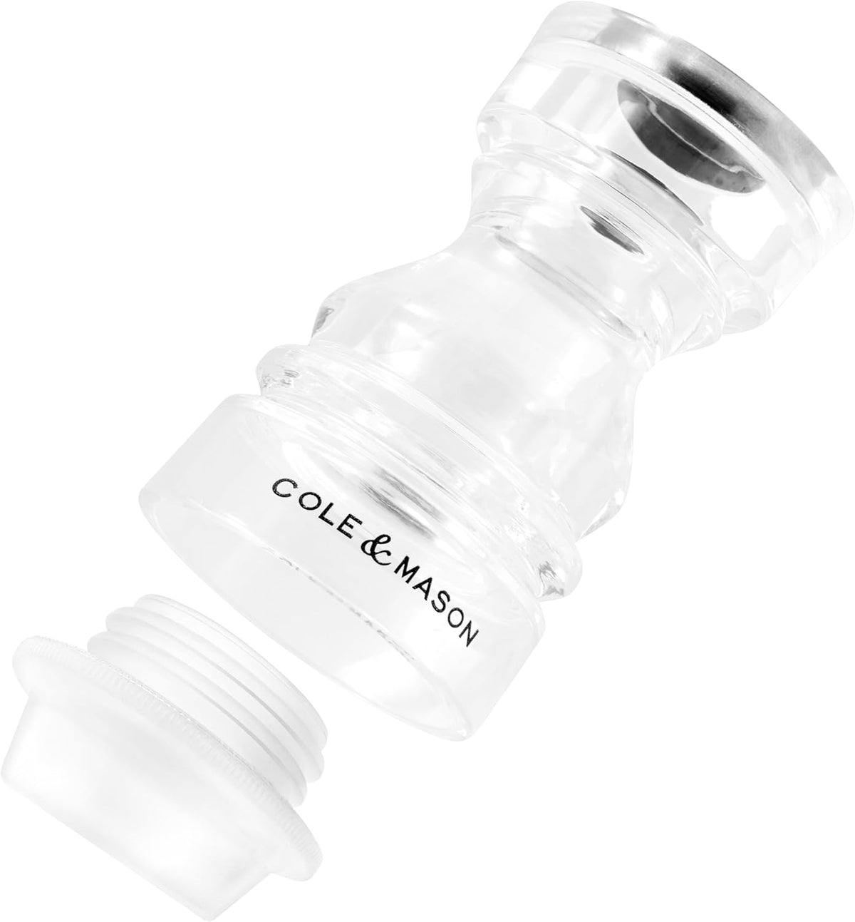 Cole & Mason London Pepper & Salt Shaker Set – Acrylic – 5" / 13 cm