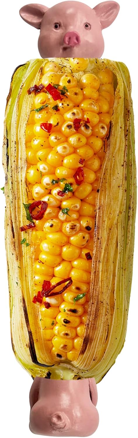 Outset Piglet Corn Holder Set of 8