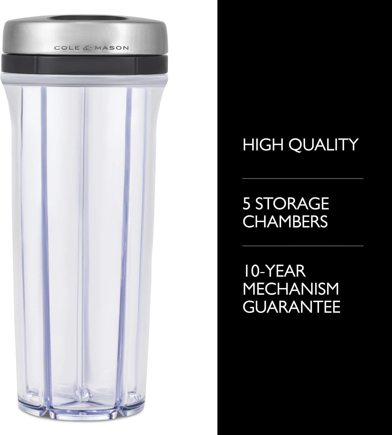 Cole & Mason Saunderton Spice Storage & Shaker – 8" / 20 cm