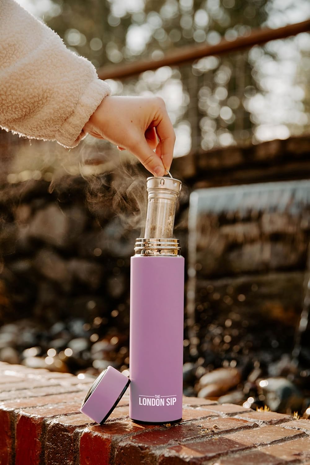 London Sip Tea Infuser Bottle – Lilac – 16 oz