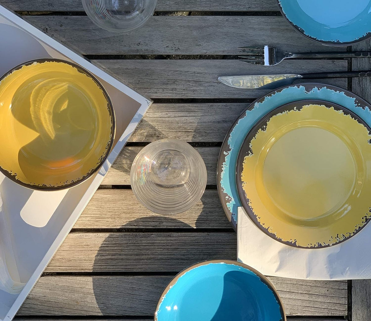 Fox Run Melamine Dinnerware Set, 12 Piece