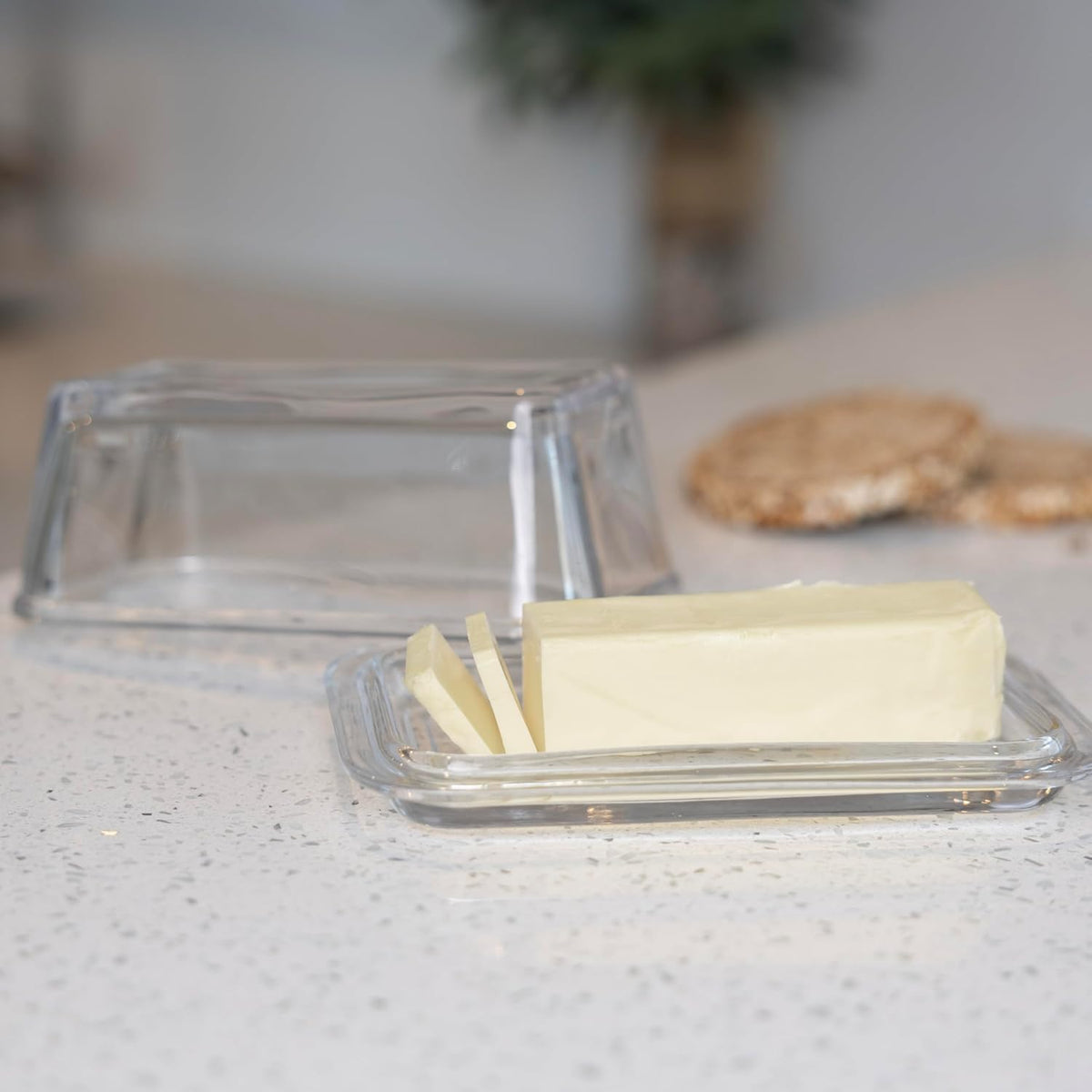 Fox Run Glass Butter Dish