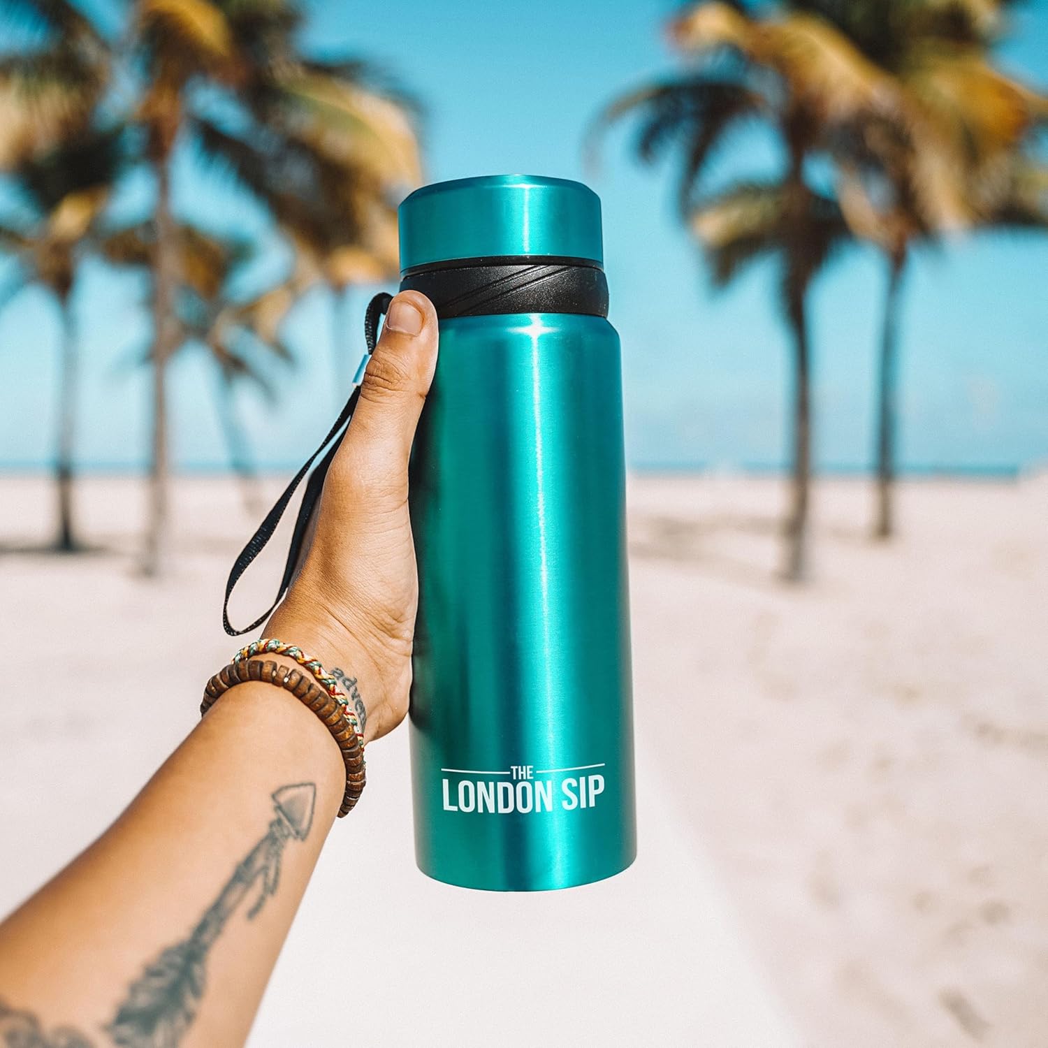 London Sip Tea Infuser Bottle – Blue – 25 oz