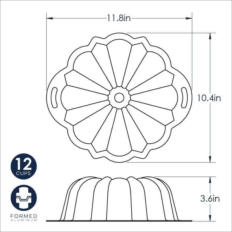 Nordic Ware Anniversary Bundt Pan-Pro Form