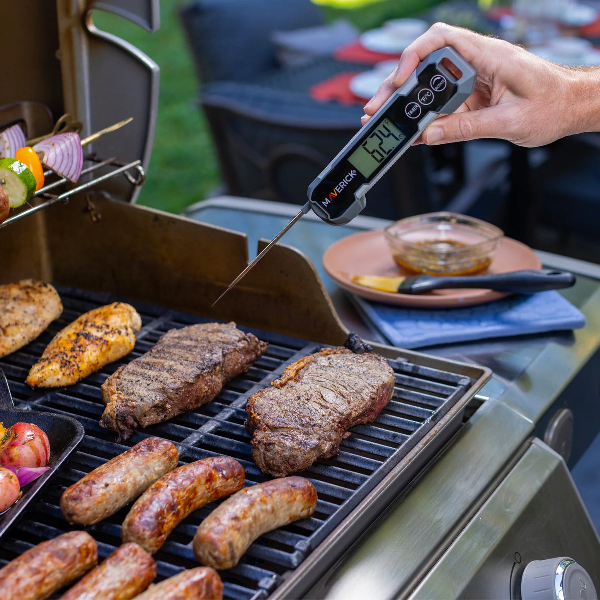 Maverick Temp and Time Thermocouple Instant Read Thermometer