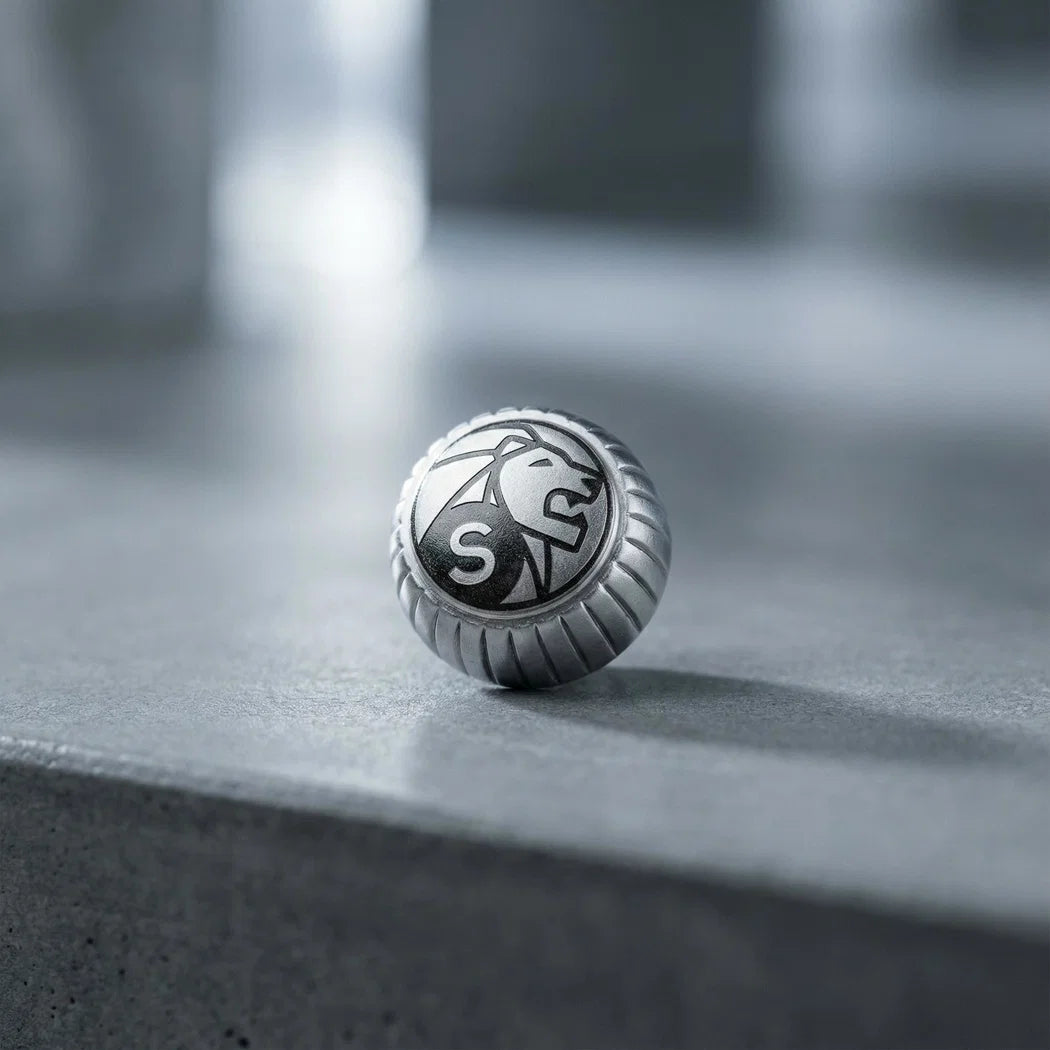 Peugeot Chrome Jewel Salt Mill Button / Knob