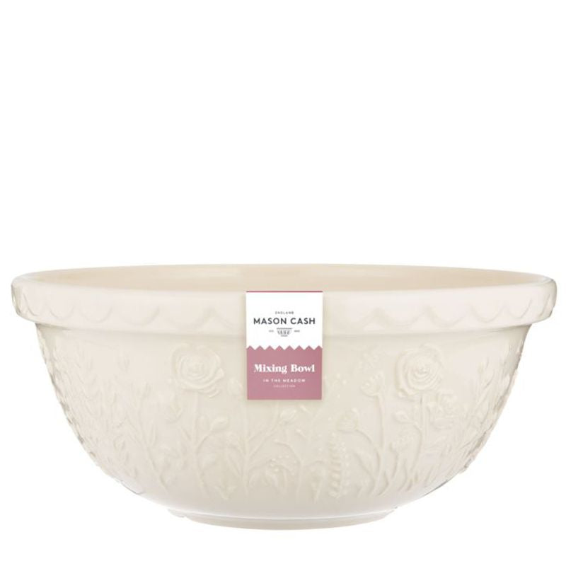 Mason Cash Meadow Mixing Bowl 11.75-Inch Cream