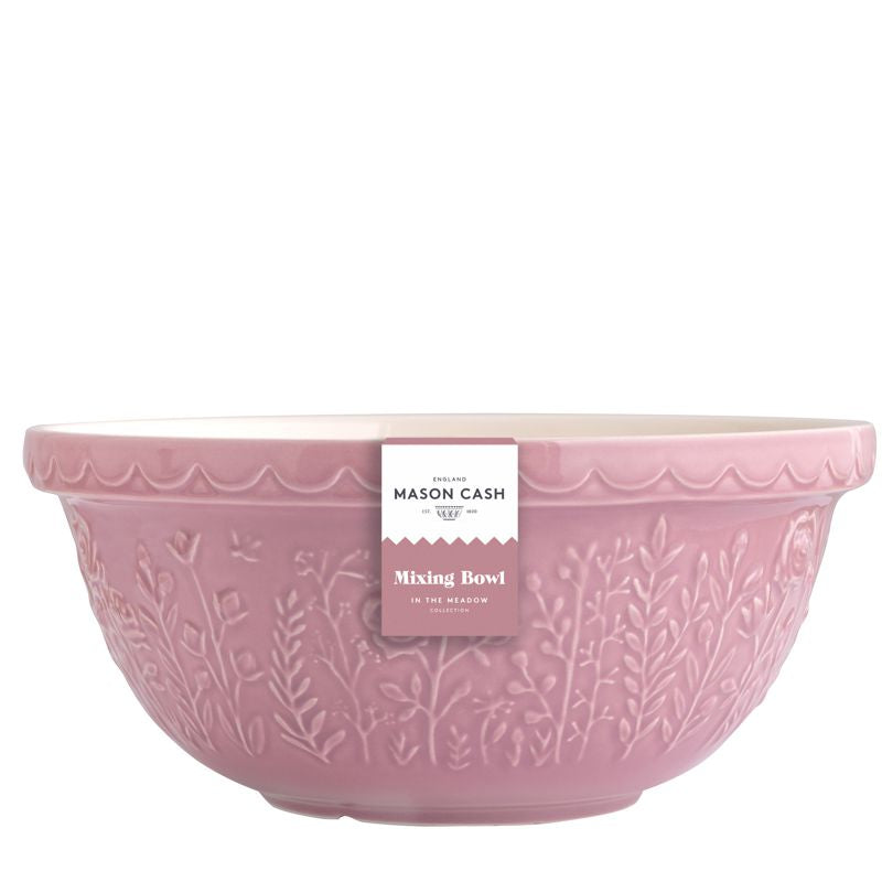 Mason Cash Meadow Mixing Bowl 11.75-Inch Pink