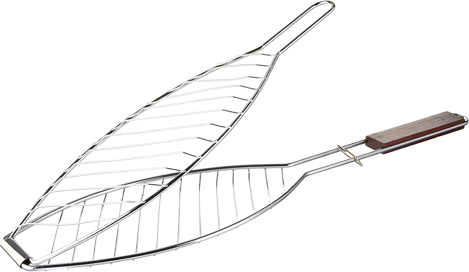Outset Fish Basket with Rosewood Handle 26"