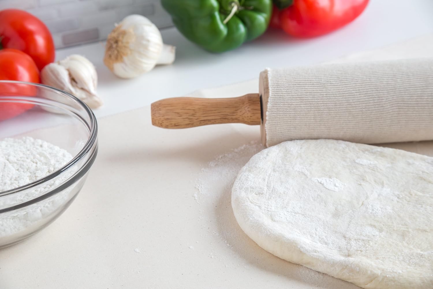 Fox Run Pastry Cloth & Rolling Pin Cover