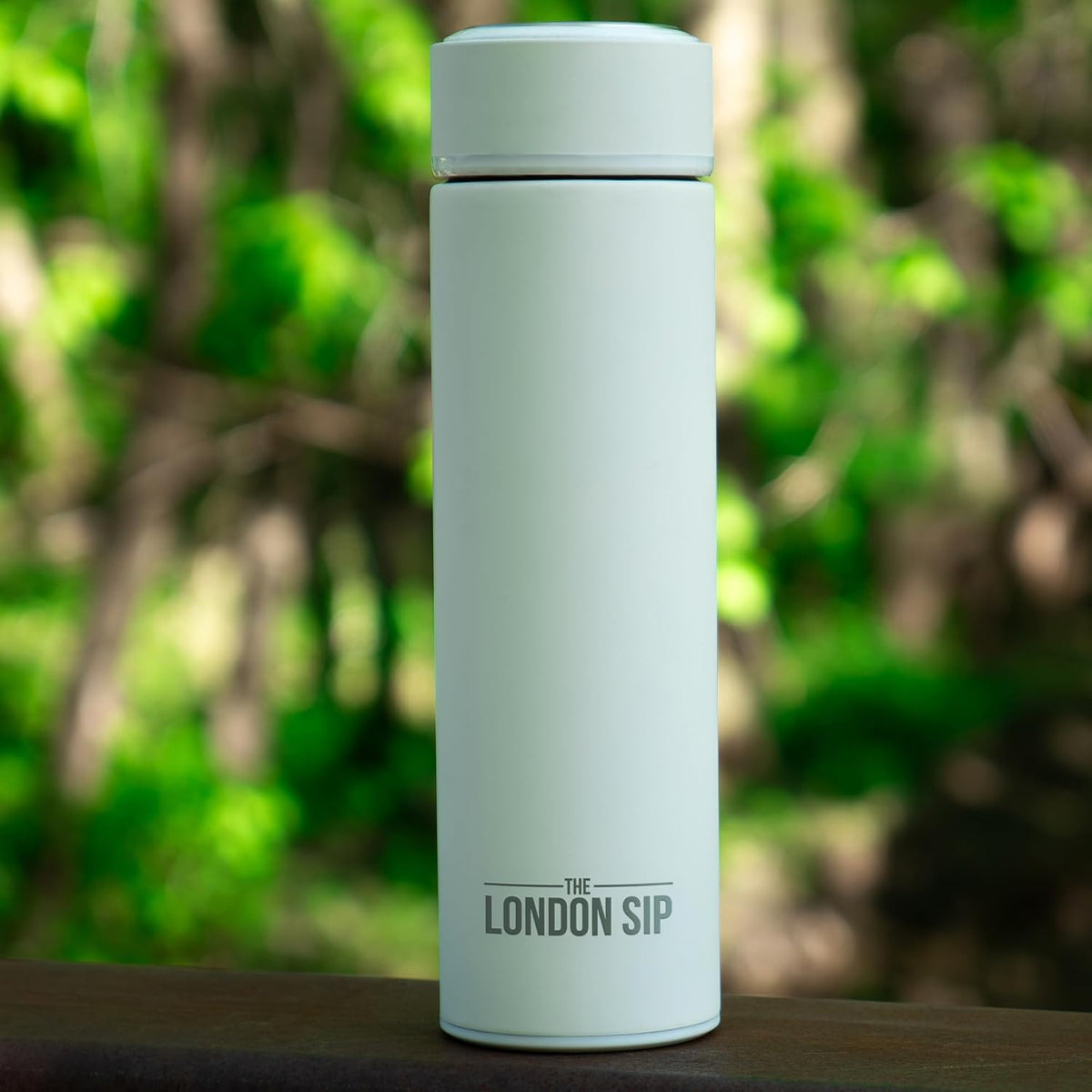 London Sip Tea Infuser Bottle – Pearl White – 16 oz