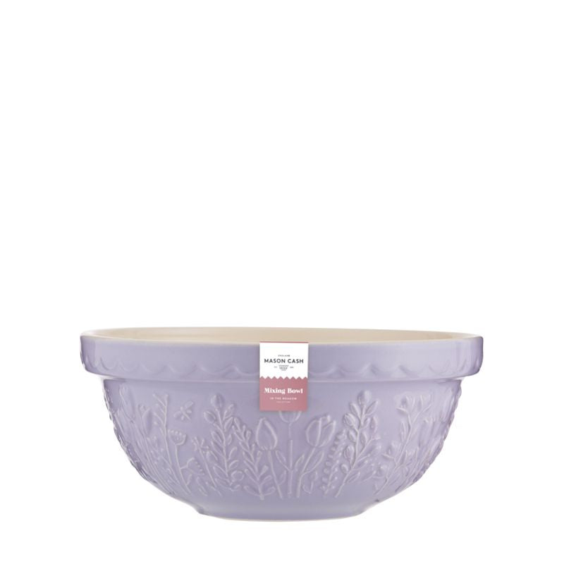 Mason Cash Meadow Mixing Bowl 9.75-Inch Lilac